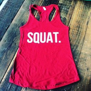 Racerback tank top